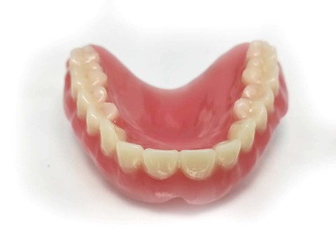 Фото стоматологии «Зуботехническая лаборатория, CAD/CAM» - Полный съемный протез